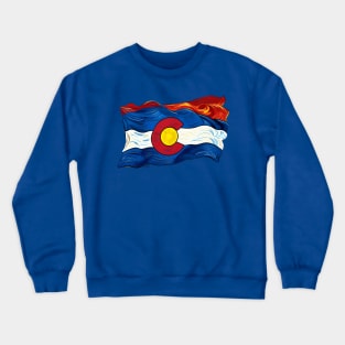 Colorado State Flag Crewneck Sweatshirt